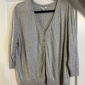 Old Navy Women's Light Gray Cardigan